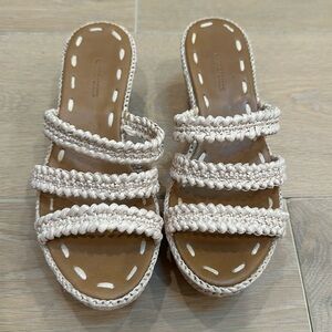 Carrie Forbes wedge mules, size 37